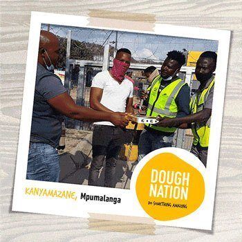 Debonairs Pizza Kanyamazane Doughnates a Special Treat to Community Patrollers