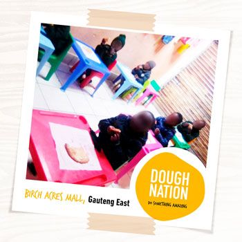 Toddlers enjoy something amazing courtesy of Debonairs Pizza Birch Acres Mall