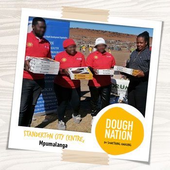 Debonairs Pizza Standerton City hits the back of the net with Doughnation