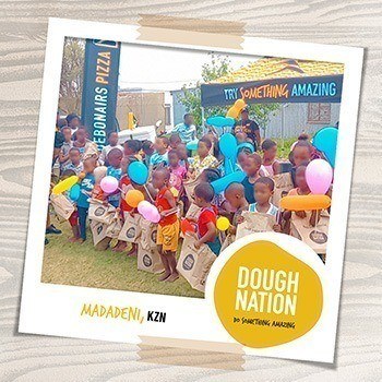 Debonairs Pizza Madadeni drops in to drop off a Doughnation