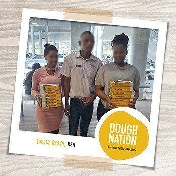 13 small pizzas serve as a big "Ëœthank you' from Debonairs Pizza Shelly Beach