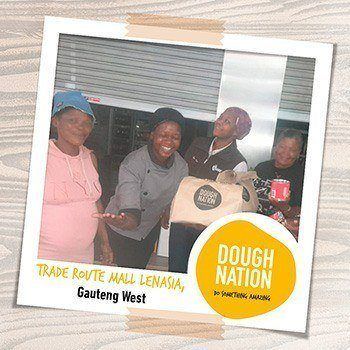 Day Care Doughnation all in a day's work for Debonairs Pizza Trade Route Mall Lenasia