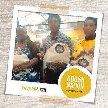 Debonairs Pizza Pavilion doughnates to Meals on Wheels