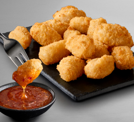 Chicken shots on a black slate