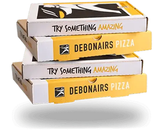 pizza takeaway boxes
