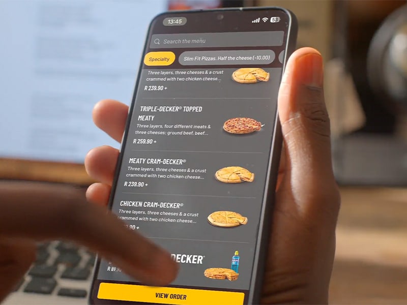 Debonairs pizza app