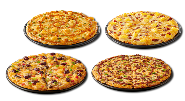 get to gather pizzas